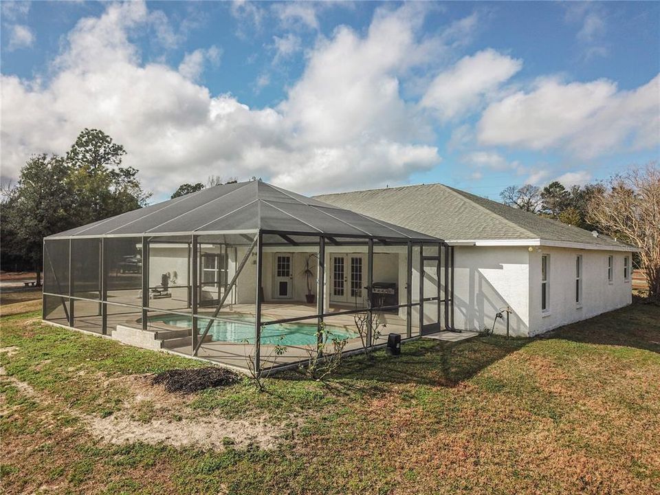 Back of home/ Pool area