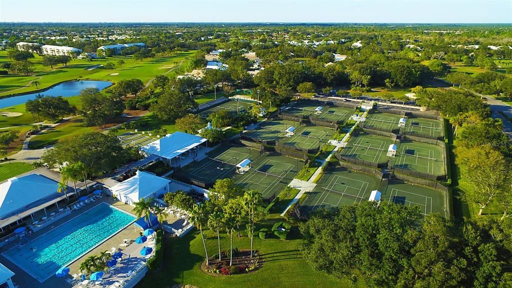 Plantation Golf & Country Club has two championship golf courses, pools, tennis courts, a restaurant, library and fitness. Membership is optional, not mandatory.