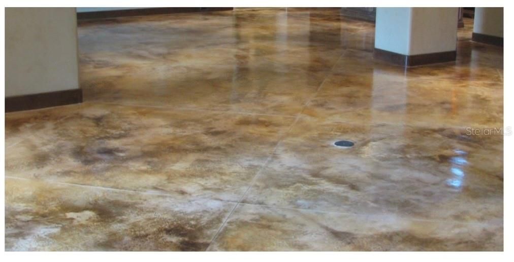 Example of Acid Wash Floor