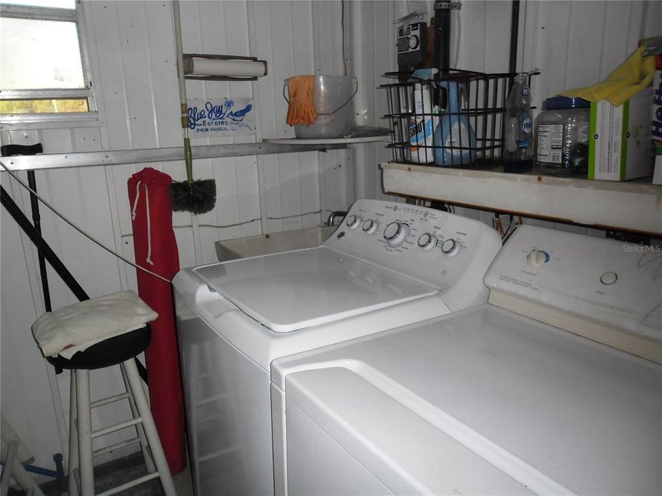 Washer, dryer and laundry tub