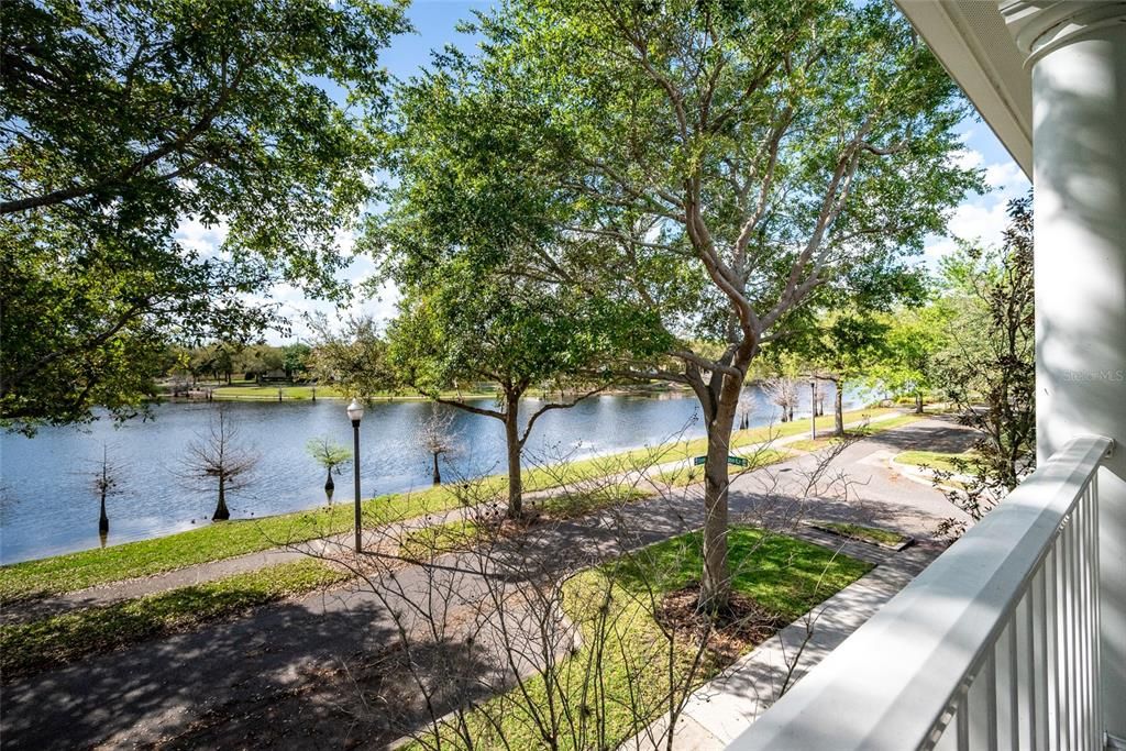 Beautiful 180 degree views on High Park Lake Directly off your balcony and front porch!