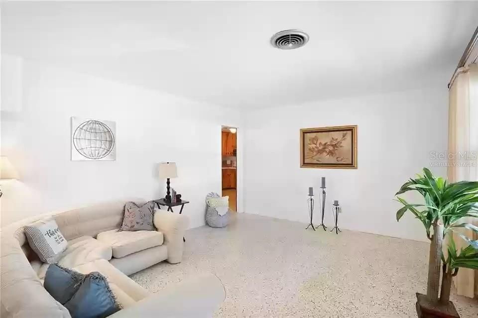 Virtually Staged Living Room
