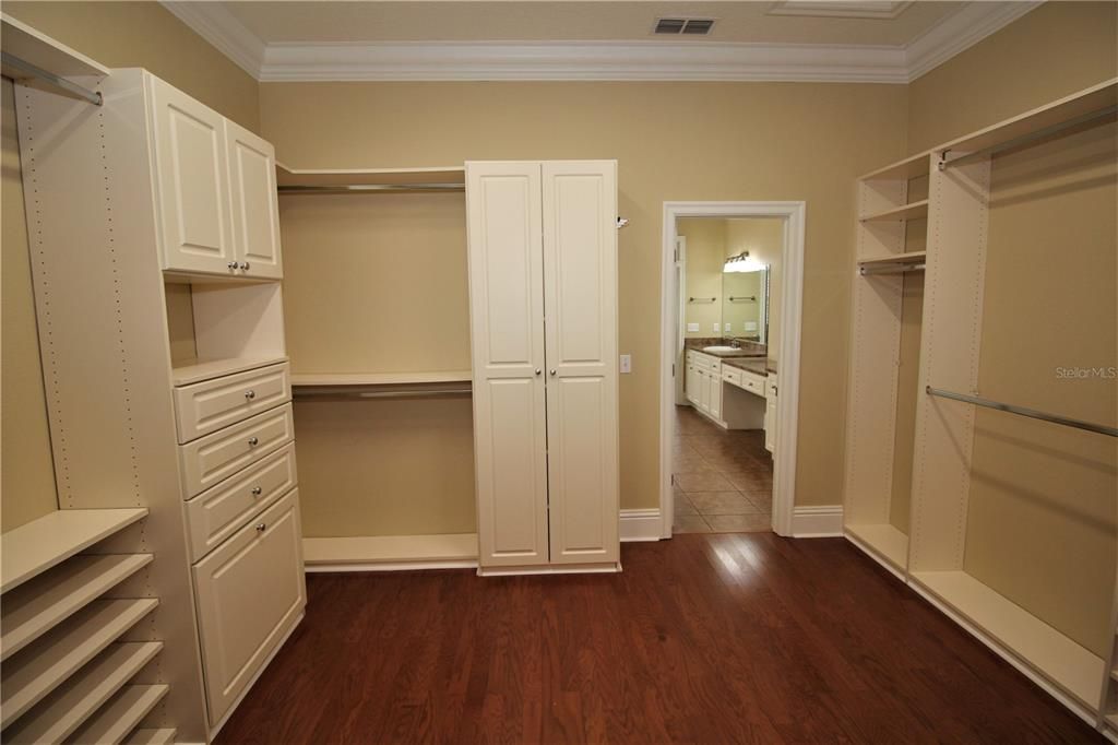 Huge 12x13 Walk-in Master Closet