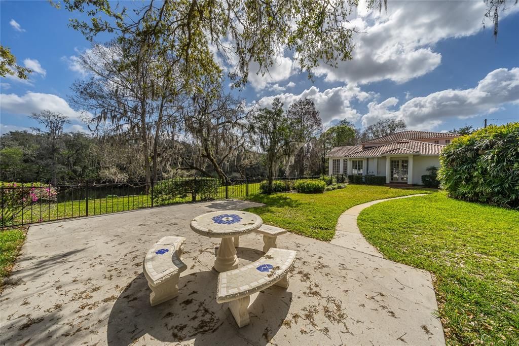 outdoor picnic area