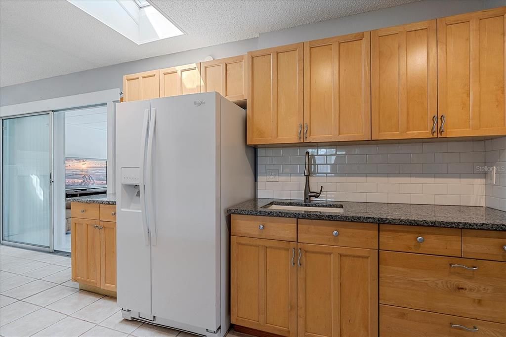 Kitchen/Dining Room leads to the Florida Room