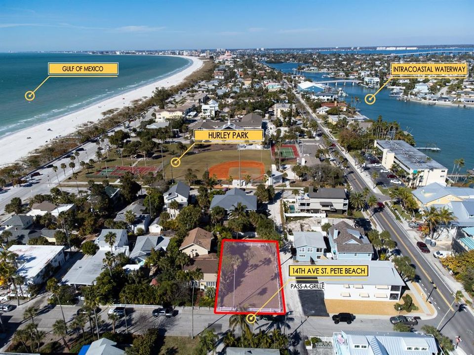 St Pete Beach, Pass-a-Grille looking North