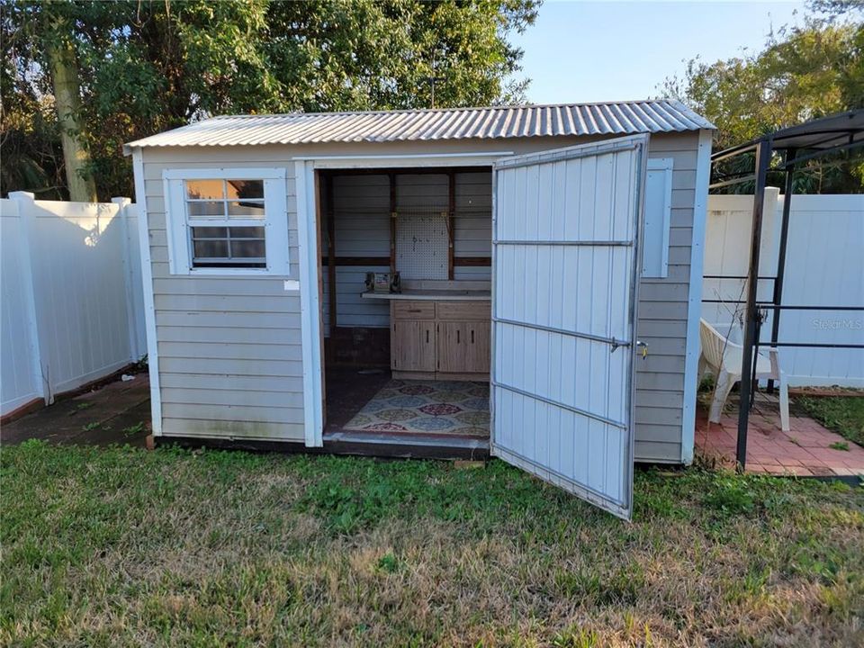 Outdoor shed