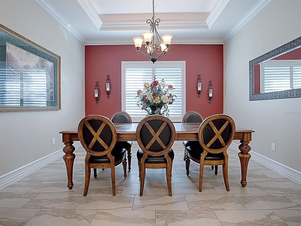 THE FORMAL DINING ROOM, ELEGANT AND LOTS OF ROOM FOR FAMILY AND FRIENDS!!!