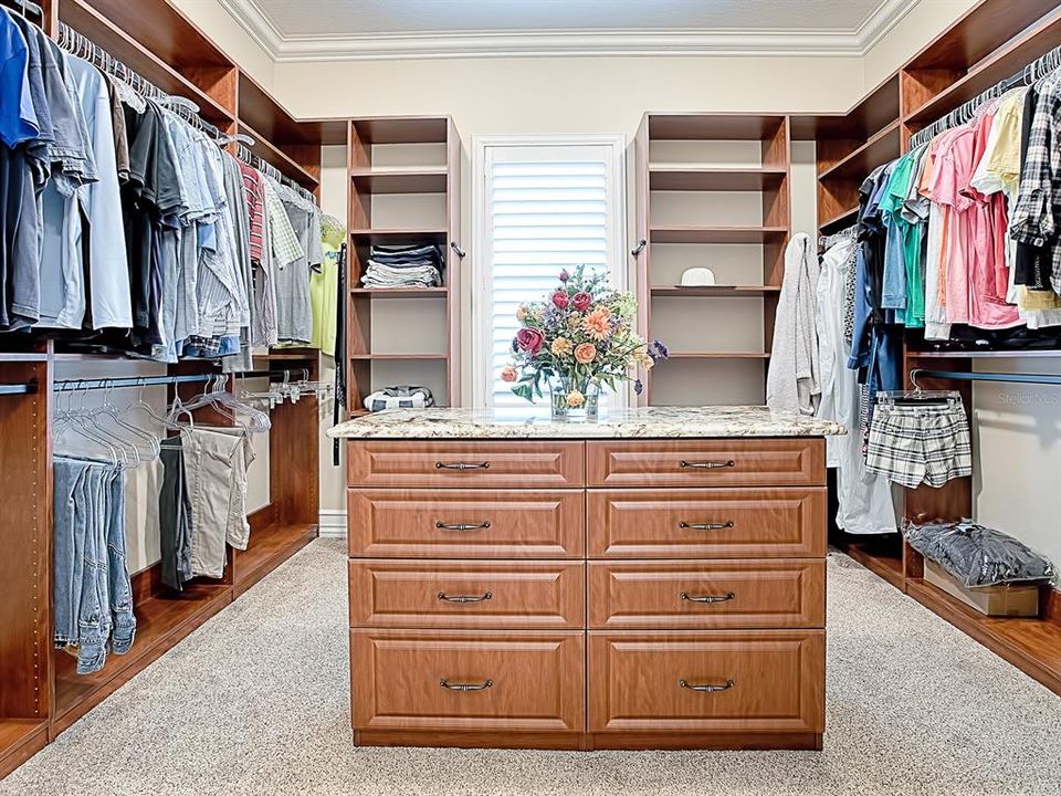 WOW!!! THIS IS A DREAM CLOSET FOR SURE! MASTER BEDROOM