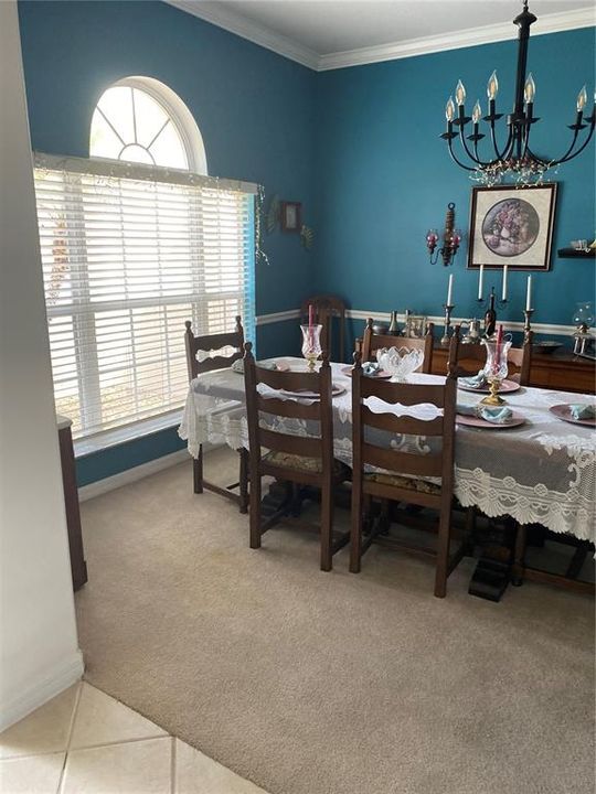 Dining Room at Front of Home