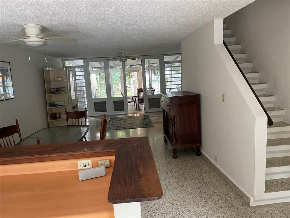 KITCHEN TO STAIRCASE VIEW