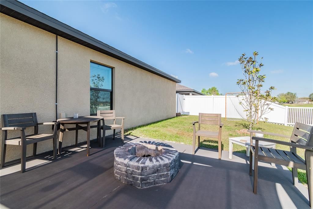 Fire Pit with Sitting Area