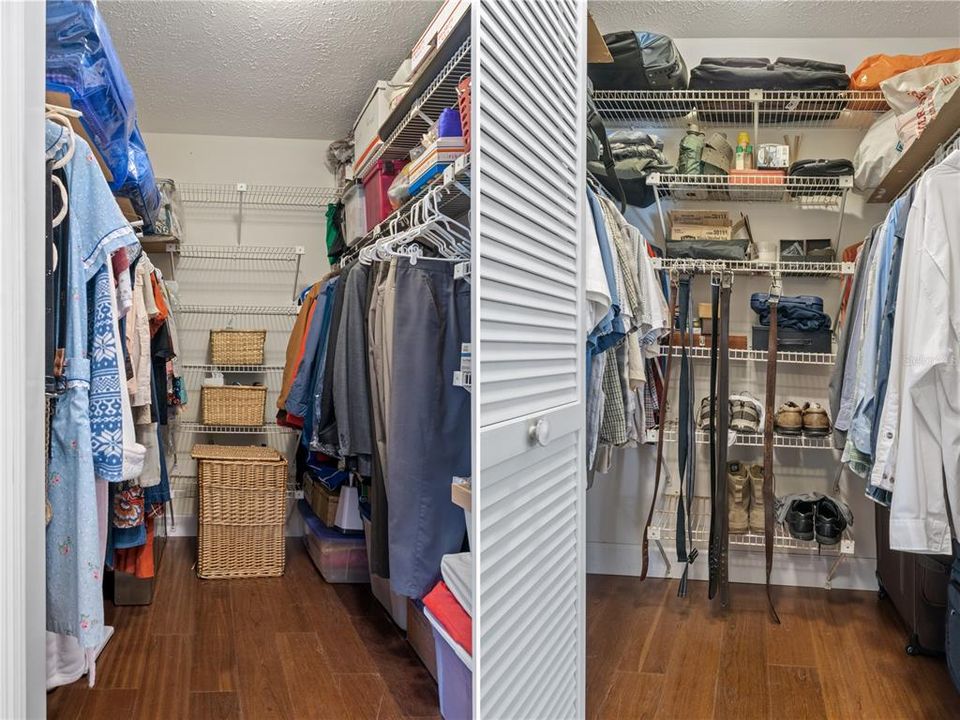 Not just one, but walk in closets in master bedroom.