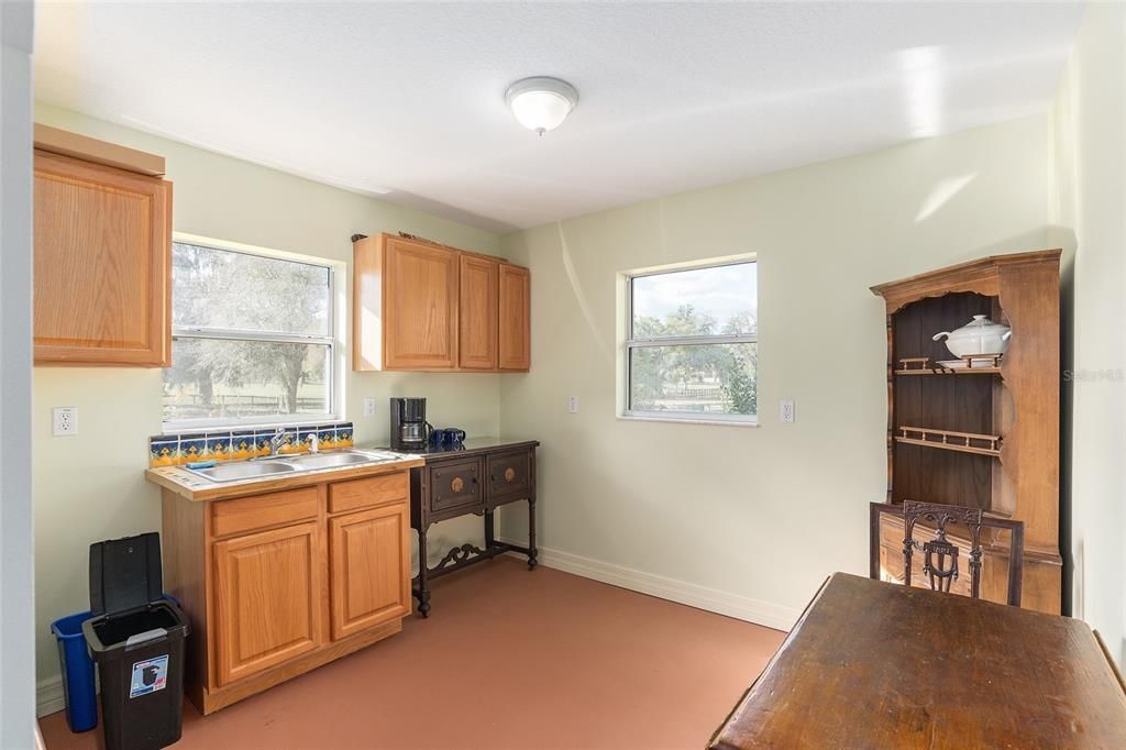 Bonus room with sink