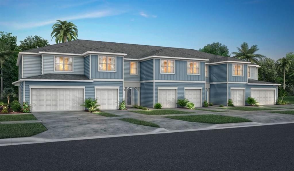 Exterior Design- Artist Rendering for this new construciton home. Pictures are for illustration purposes only, Elevations, colors and options may vary.