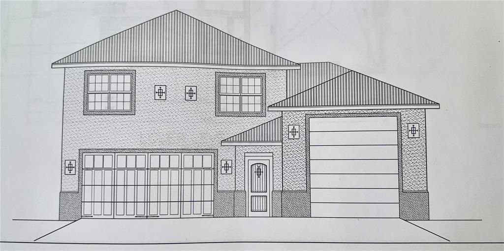 Seller has 2,808 sf raised home plan with 1,235 sf under air PLUS a boat garage AND an RV Garage!