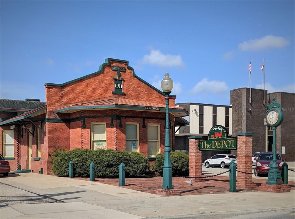 The Depot is in historic downtown Arcadia.