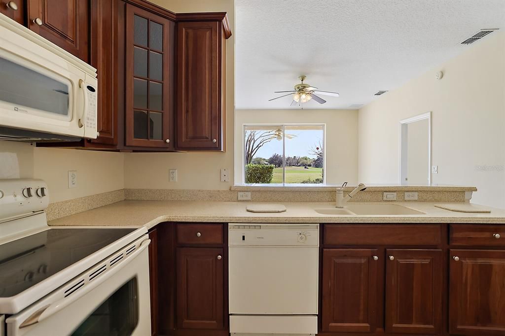 breakfast bar is the perfect height to pull up a bar stool