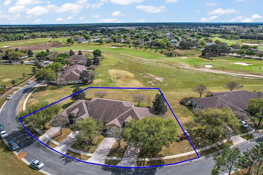 outlined in blue is the townhouse quad however subject property is end unit on the right