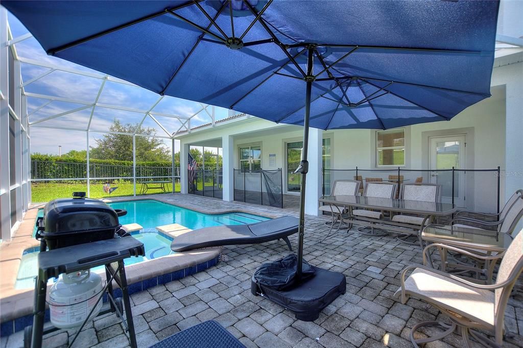 Pool/Lanai, ample seating sun or shade