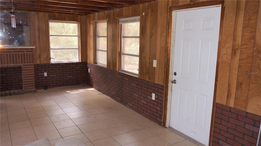 Front door in Living Room