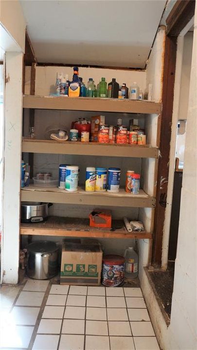 Shelving In hallway