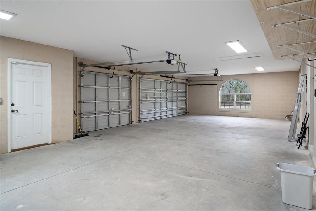 3 Car Garage + extra Storage