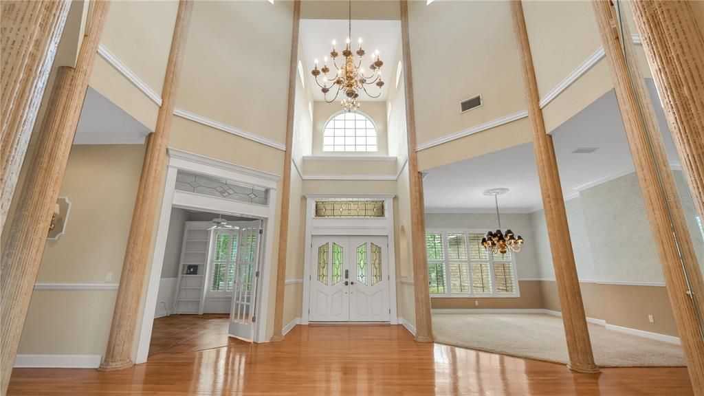 Foyer and front doors