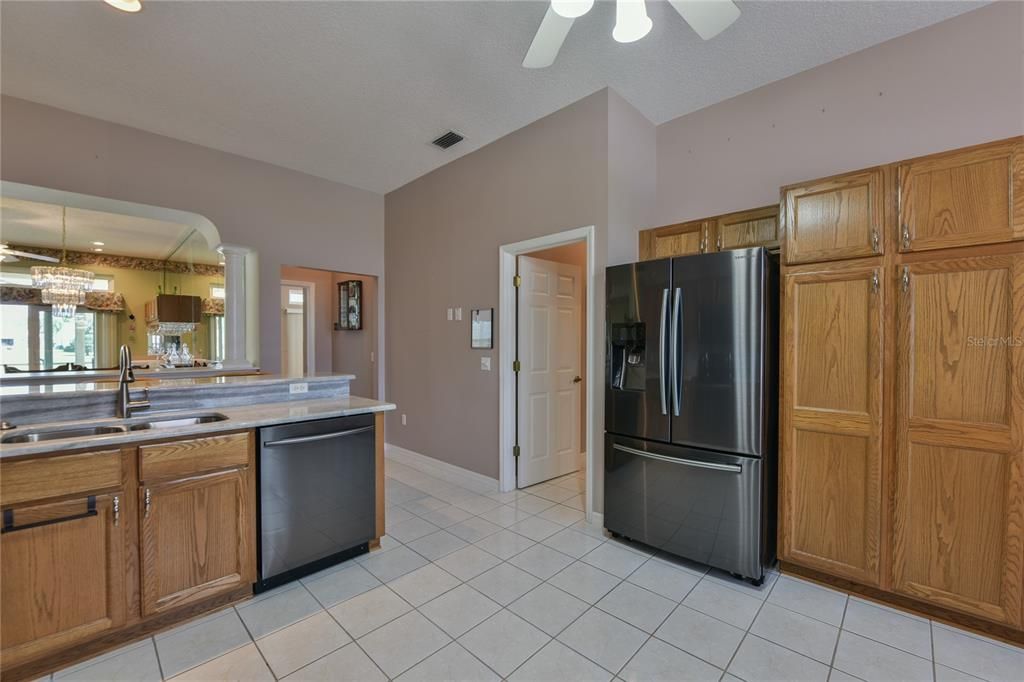 Refrigerator and Pantry Cabinets