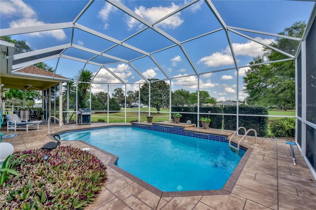 Pool and Golf Course View