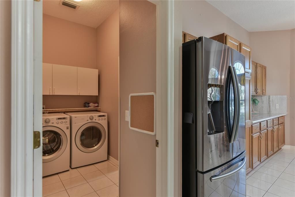 Pocket Door Entry to Laundry Room