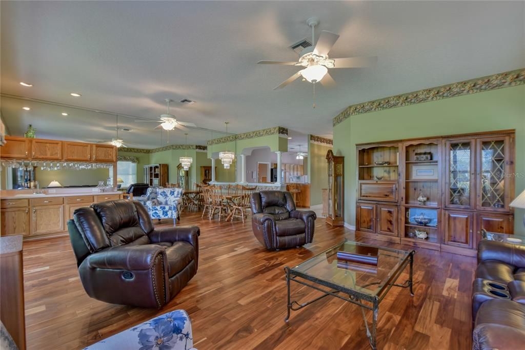 Living Room & Wet Bar