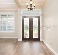 Entry Way with Beautiful Glass Doors