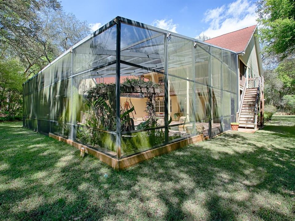 Entire cover screened porch