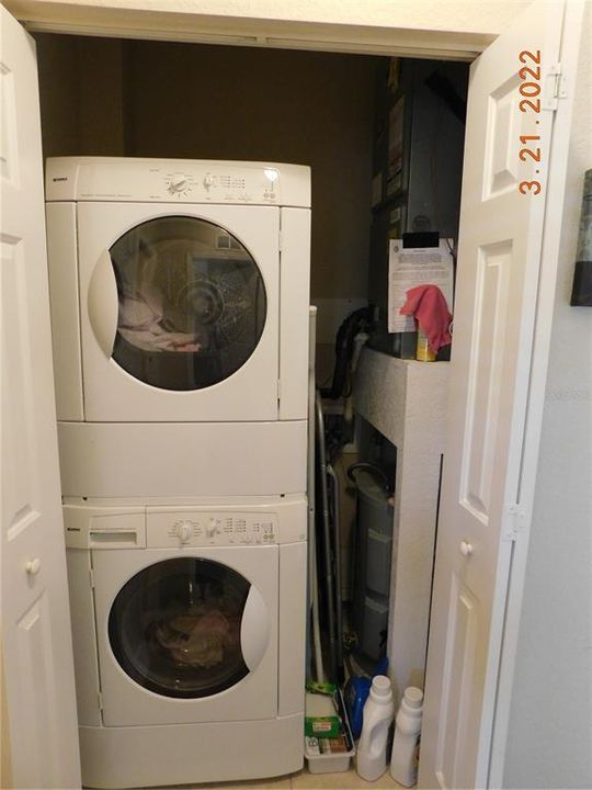 Laundry closet