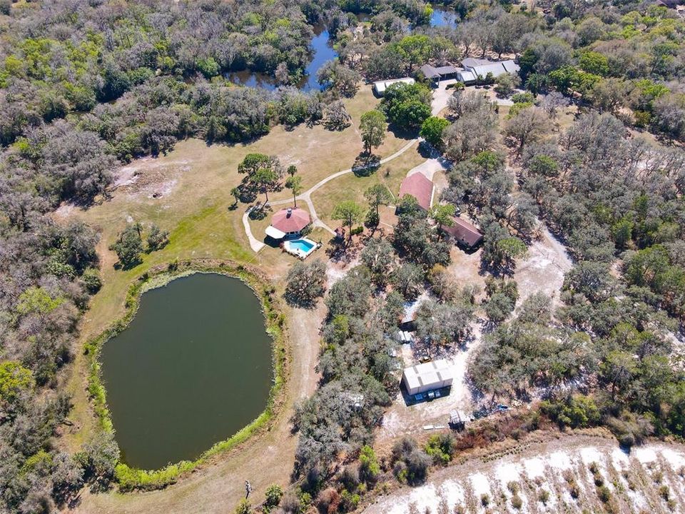 Aerial of Pond Area