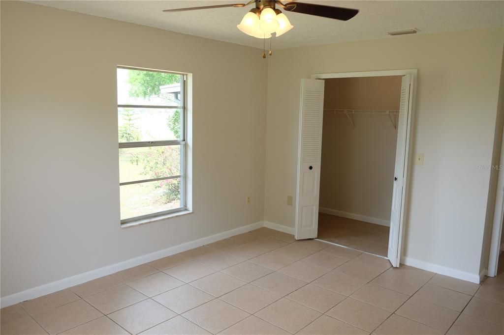 2nd Master Bedroom with spacious closet