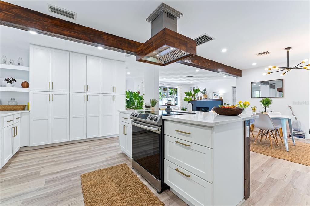 This kitchen was meant for entertaining