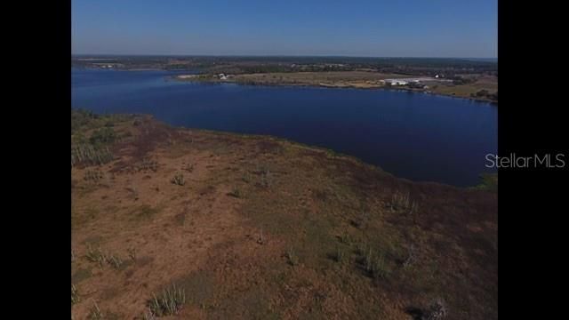 Drone photo of Marsh and Lake Buffum
