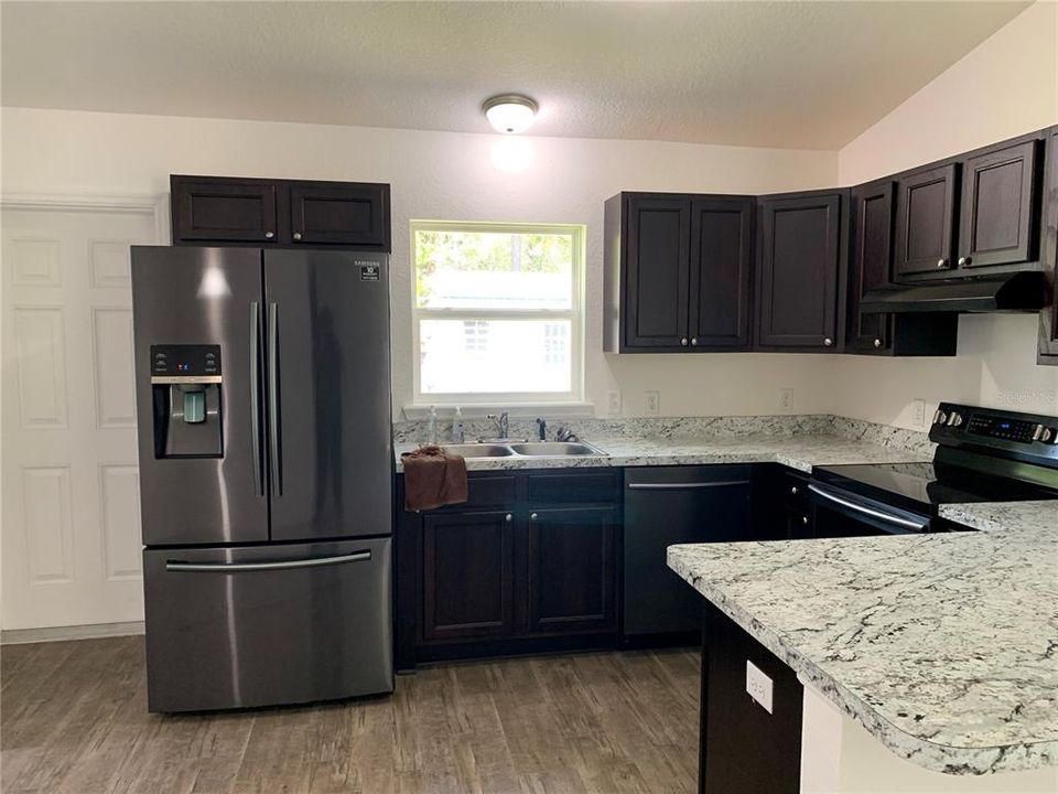 kitchen with upgraded appliances