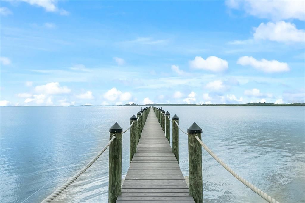 400' Pier with Day Dock