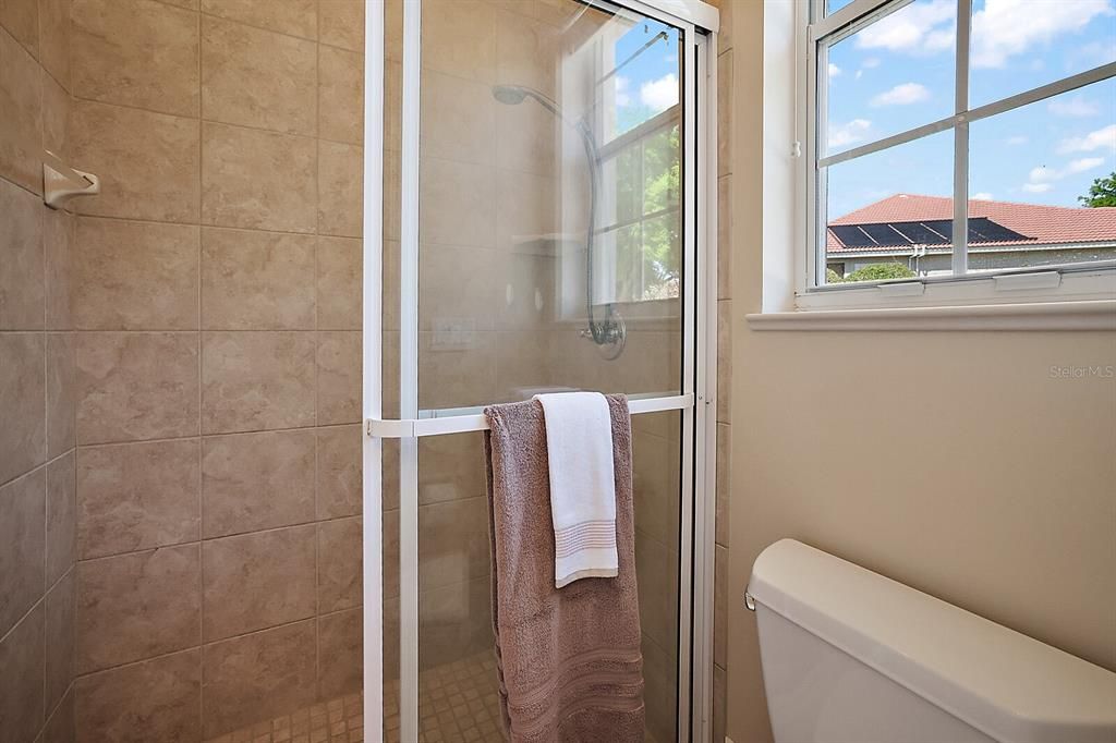 Large Walk-in Shower for Bedroom 2 and 3