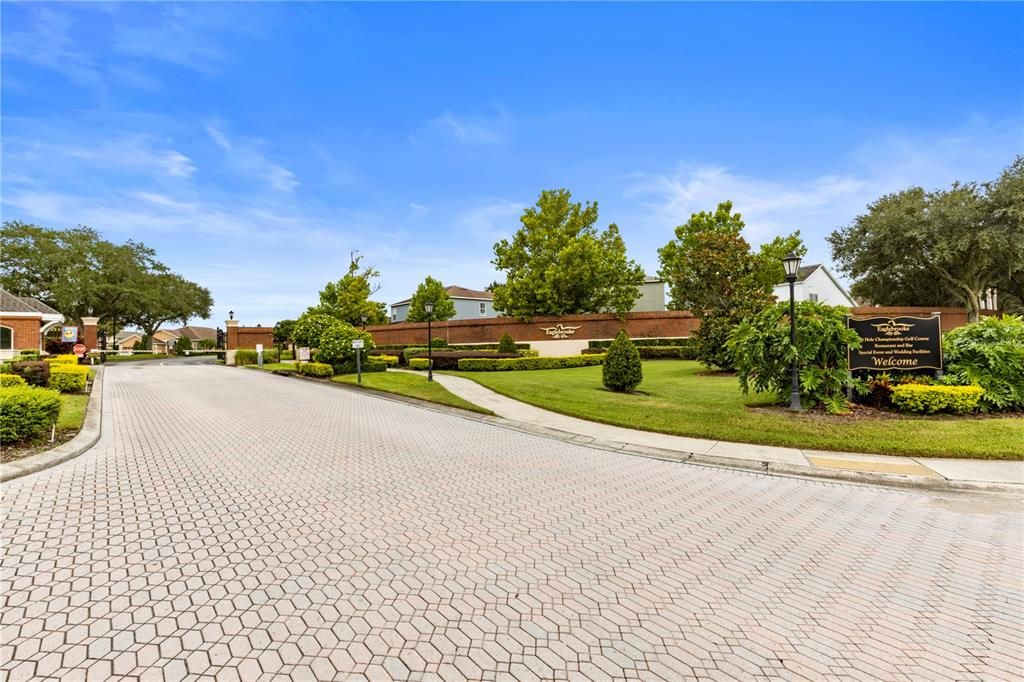 Entrance to Community from Carter Road