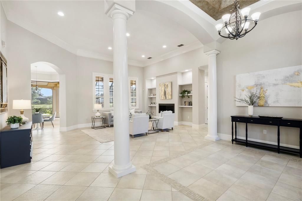 View of formal living room