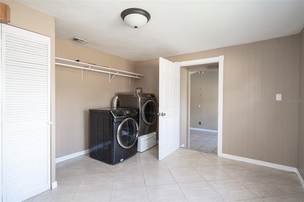 Laundry Room with access to In-Law Suite