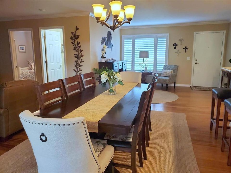 No popcorn ceilings. Crown molding & plantation shutters added~