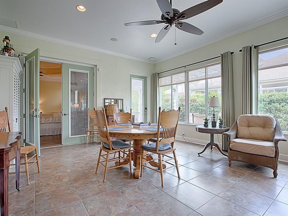 FRENCH DOORS TAKE YOU INTO THE MASTER BEDROOM!