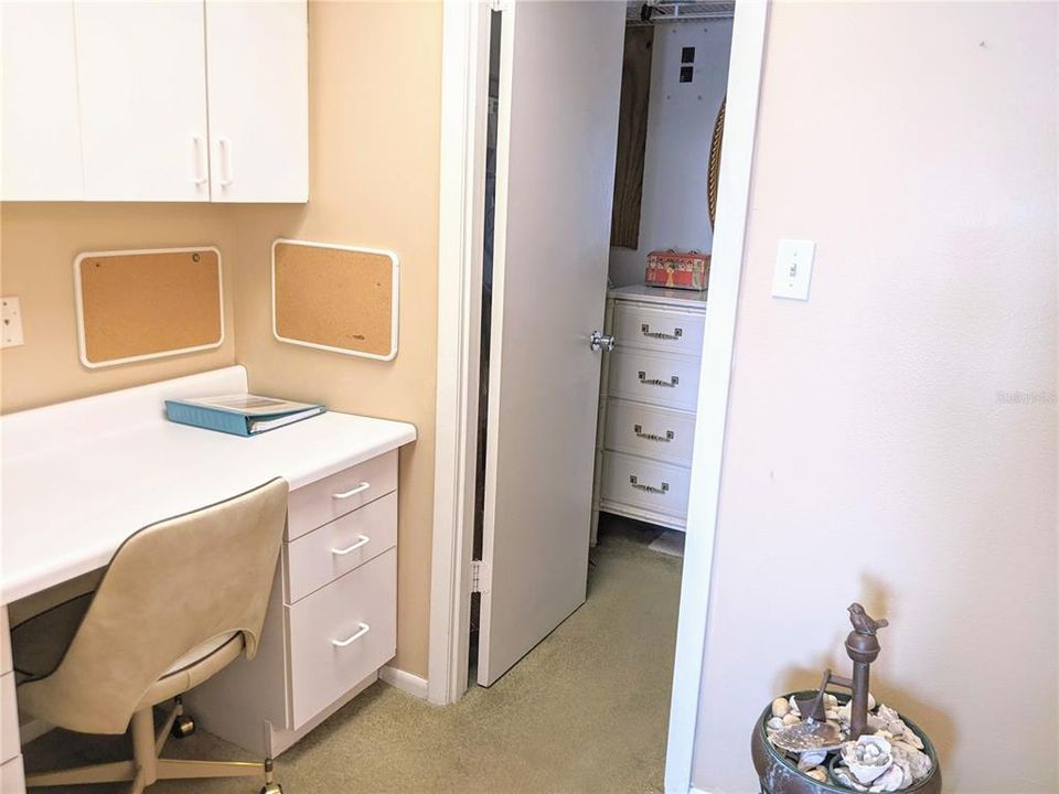 Master BR - office space & walk-in closet