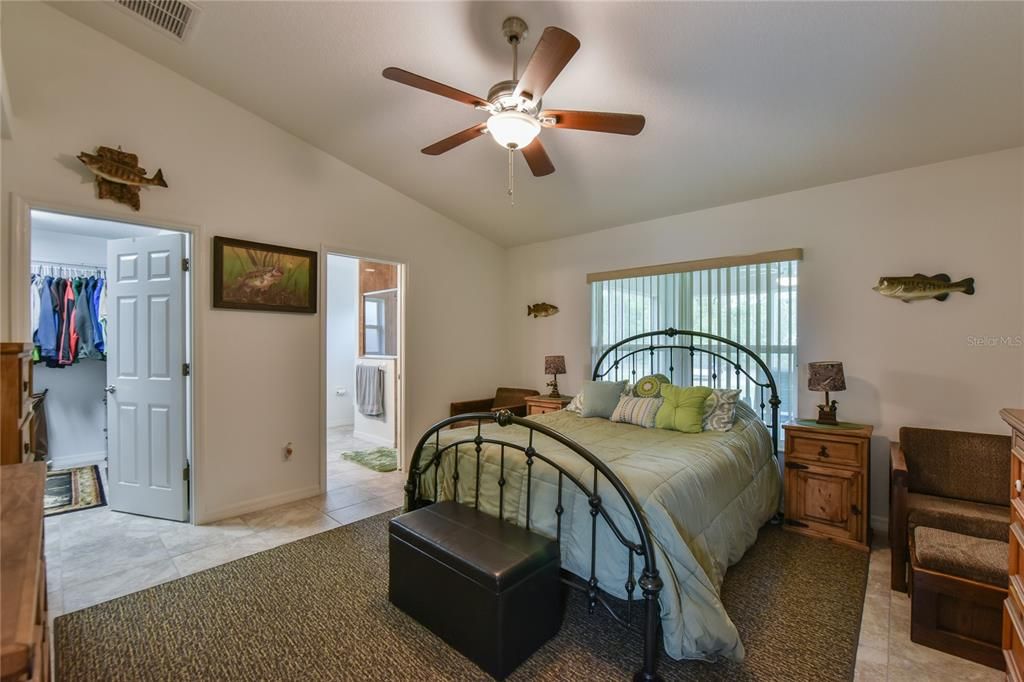 Master Bedroom with Walk in Closet