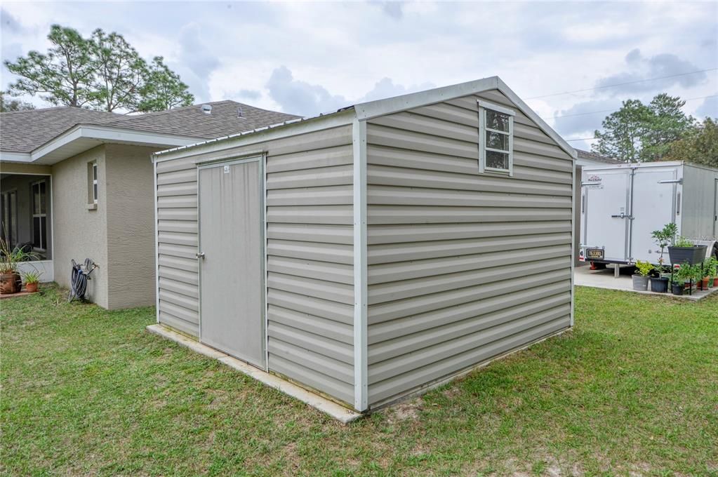 12X12 Shed for extra storage